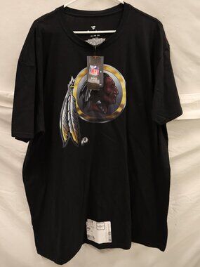 NFL Pro Line Washington Redskins T Shirt Fanatics Logo Cotton 2XL NWT